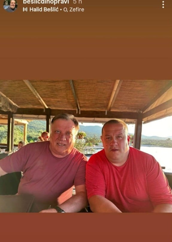 Dino Bešlić objavio fotografiju sa ocem