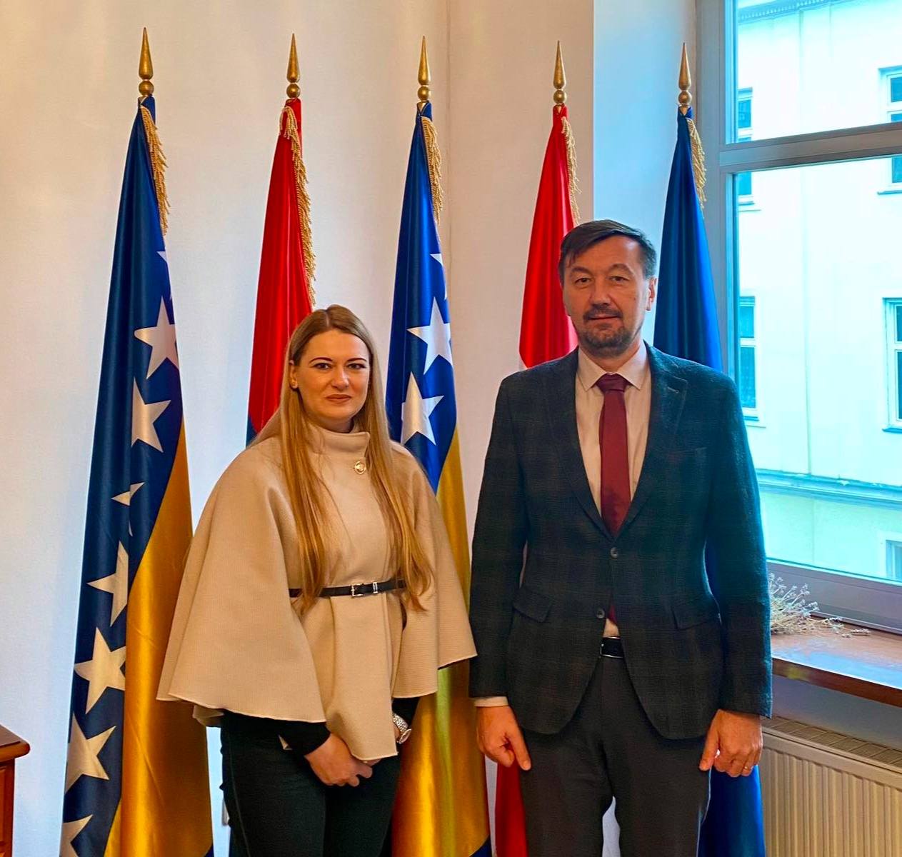 Mehić i Bencun u Ambasadi BiH u Austriji