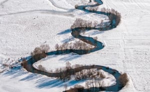 Foto: Boris Trogrančić / Šuica i Galečki most u ledu u objektivu Borisa Trogrančića