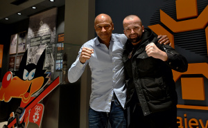 Foto: N. G. / Radiosarajevo.ba / Lamine Guèye i Adnan Hasković