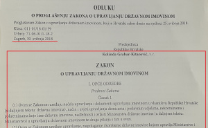 Foto: Ustupljena fotografija / Zakon o upravljanju državnom imovinom