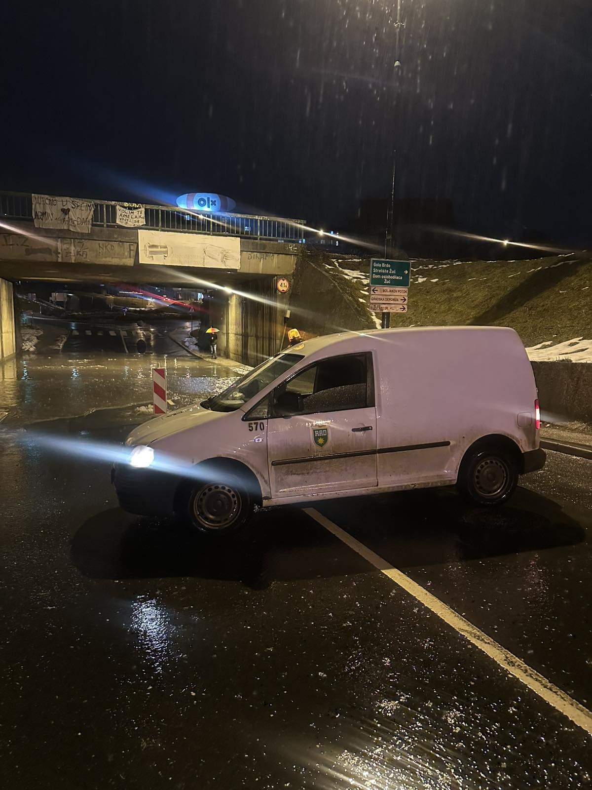 Otoka, poplavio podvožnjak