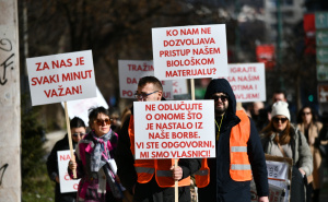 Foto: A. K. / Radiosarajevo.ba / Sa protesta pacijenata