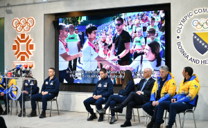 Foto: A. K. / Radiosarajevo.ba / Ispraćaj sportista na Olimpijske igre