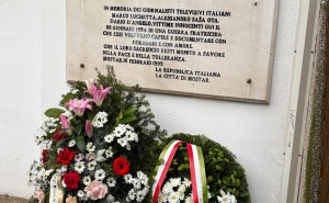 FOTO: Ambasada Italije u BiH / Odata počast poginulim novinarima RAI-a