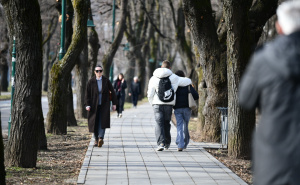 Foto: A.K./Radiosarajevo.ba / Šetnja na Vilsonovom šetalištu