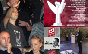 Foto: Kolaž / Koncert na Stadionu/Heroji/Dragan Čović, Mile Budak i ustaške ulice