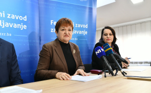 Foto: A. K. / Radiosarajevo.ba / Konferencija za medije Federalnog zavoda za zapošljavanje