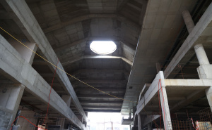 Foto: Dž. K. / Radiosarajevo.ba / Izgradnja Univerzitetske biblioteke