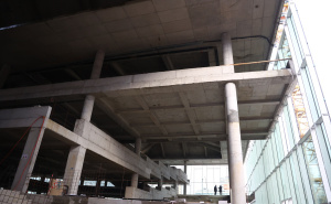 Foto: Dž. K. / Radiosarajevo.ba / Izgradnja Univerzitetske biblioteke