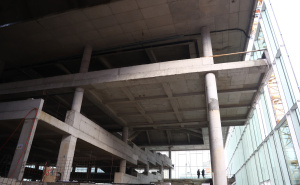 Foto: Dž. K. / Radiosarajevo.ba / Izgradnja Univerzitetske biblioteke