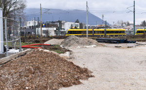 Foto: A. K. / Radiosarajevo.ba / Radovi na tramvajskoj prugi Ilidža - Hrasnica