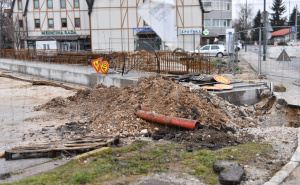 Foto: A. K. / Radiosarajevo.ba / Radovi na tramvajskoj prugi Ilidža - Hrasnica