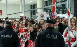 Foto: Željko Lukunić / Pixsell / Doček rukometaša Hrvatske u Zagrebu