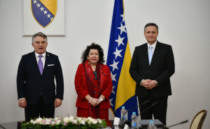 Foto: A. K. / Radiosarajevo.ba / Karen Pierce u Predsjedništvu BiH