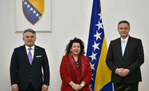 Foto: A. K. / Radiosarajevo.ba / Karen Pierce u Predsjedništvu BiH