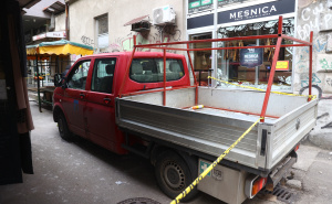 Foto: Dž. K. / Radiosarajevo.ba / Obrušila se fasada na Markalama