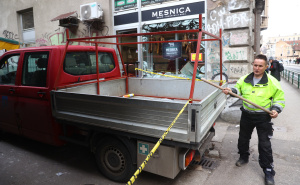 Foto: Dž. K. / Radiosarajevo.ba / Obrušila se fasada na Markalama