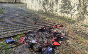 Foto: BHRT / Partizansko groblje Mostar, skrnavljenje