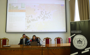 Foto: Dž. K. / Radiosarajevo.ba / Predstavljena interaktivna mapa 'Granatiranje Sarajeva u vrijeme opsade'