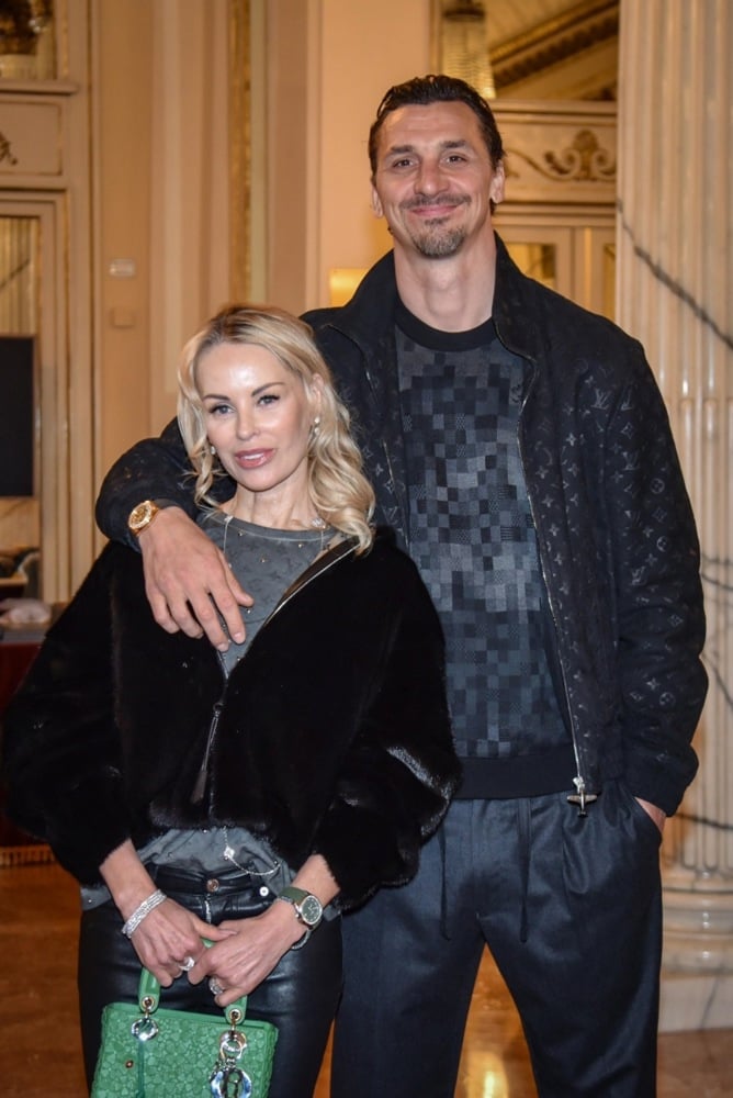 Zlatan Ibrahimović sa suprugom Helenom