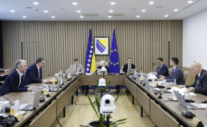 Foto: N. G. / Radiosarajevo.ba / Sjednica Vijeća ministara, 9. februar 2026.