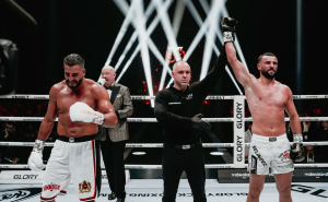 Foto: Glory / Mesud Selimović nakon pobjede nad Iliassom Hammoucheom