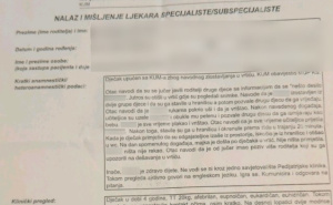 Foto: Ustupljena fotografija / Nalazi četverogodišnjeg dječaka