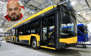 Foto: Radiosarajevo / Facebook @adnan.sdp / Šteta najavio novih 10 trolejbusa