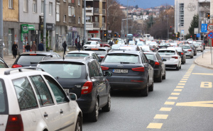 Foto: Dž. K. / Radiosarajevo.ba / Saobraćajni kolaps u Sarajevu