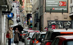 Foto: A. K. / Radiosarajevo.ba / Saobraćajni kolaps u Sarajevu