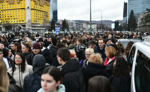 Foto: A. K. / Radiosarajevo.ba / Mirno okupljanje u čast Erdoana Morankića