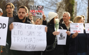 Foto: Dž.K. / Radiosarajevo.ba / Protest u Sarajevu, 14. februar