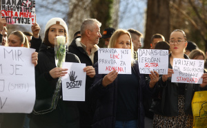 Foto: Dž.K. / Radiosarajevo.ba / Protest u Sarajevu, 14. februar
