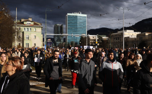 Foto: Dž.K. / Radiosarajevo.ba / Protest u Sarajevu, 14. februar