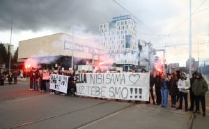 Foto: Dž. K. / Radiosarajevo.ba / Protest u Sarajevu