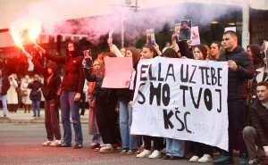 Foto: Dž. K. / Radiosarajevo.ba / Protest u Sarajevu