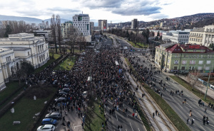 Foto: Armin Durgut / Pixsell / Protesti iz zraka