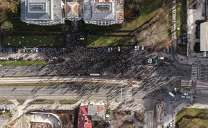 Foto: Armin Durgut / Pixsell / Protesti iz zraka