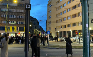 FOTO: Radiosarajevo.ba / Blokirana saobraćajnica na Skenderiji