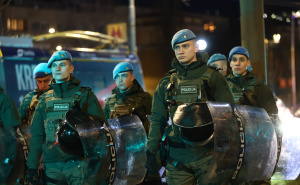 Foto: Dž. K. / Radiosarajevo.ba / Jake policijske snage na Skenderiji