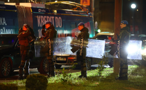 Foto: Dž. K. / Radiosarajevo.ba / Jake policijske snage na Skenderiji