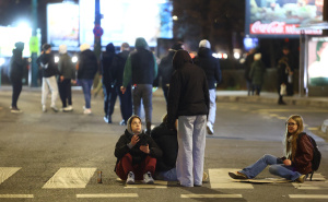 Foto: Dž. K. / Radiosarajevo.ba / Jake policijske snage na Skenderiji