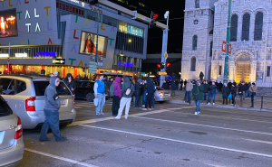 Foto: Radiosarajevo.ba / Blokada raskrsnice na Marijin Dvoru