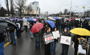 Foto: N. G. / Radiosarajevo.ba / Protesti u Sarajevu, 15. februar 2026.