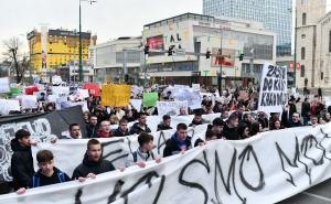 Foto: A.K./Radiosarajevo.ba / Protesti u Sarajevu