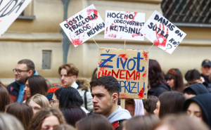 Foto: Dž.K. / Radiosarajevo.ba / Protesti u Sarajevu