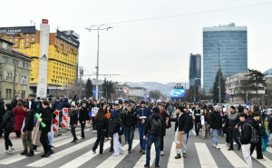 Foto: A. K. / Radiosarajevo.ba / Protesti u Sarajevu