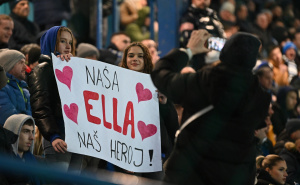 Foto: N. G. / Radiosarajevo.ba / Navijači FK Željezničar poslali podršku Elli