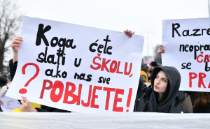 Foto: A. K. / Radiosarajevo.ba / Protesti u Sarajevu, 17. februar